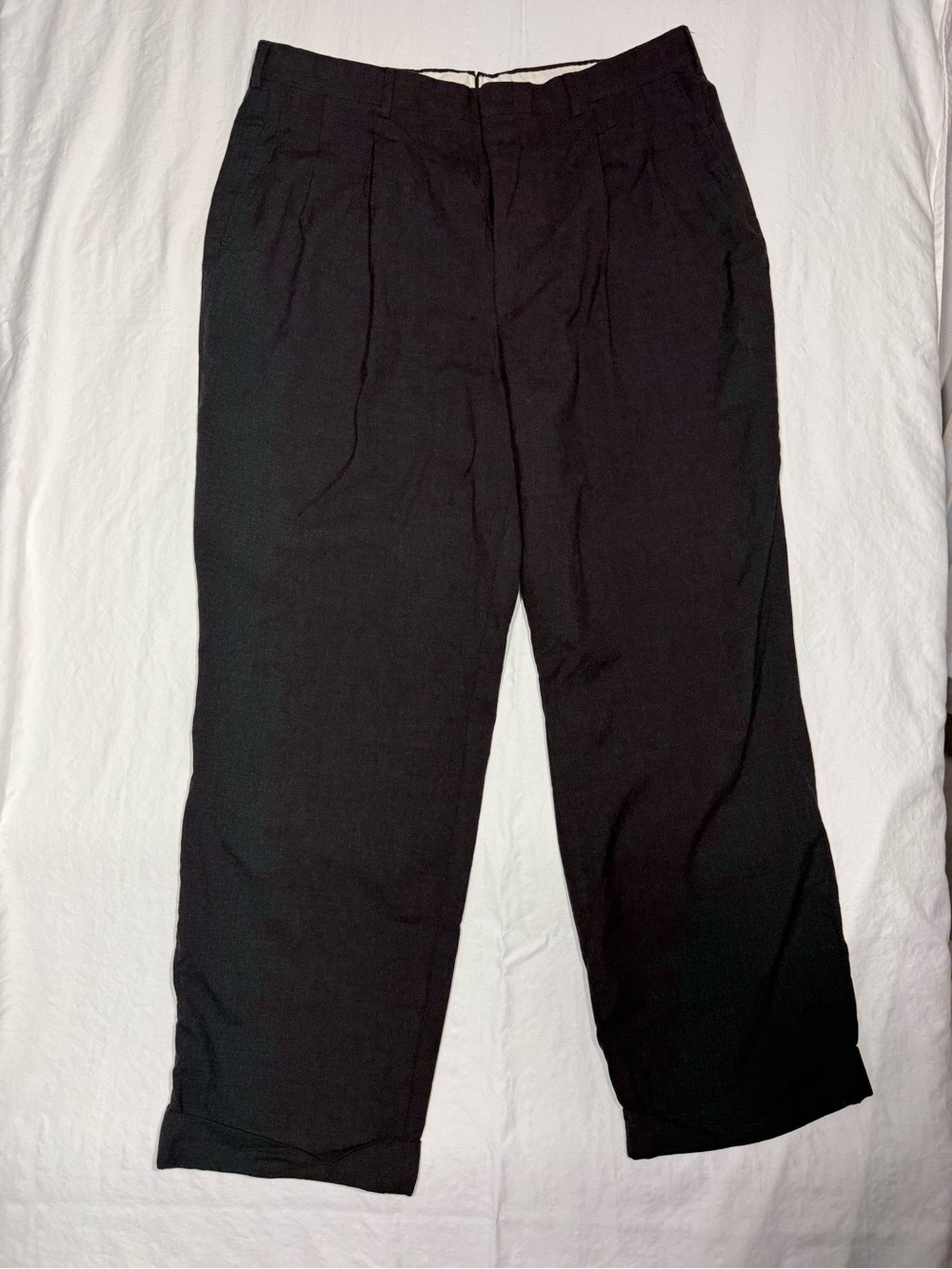 Brooks Brothers Black Pleated Dress Pants